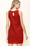 Sara Jane Metalic Sleeveless Dress