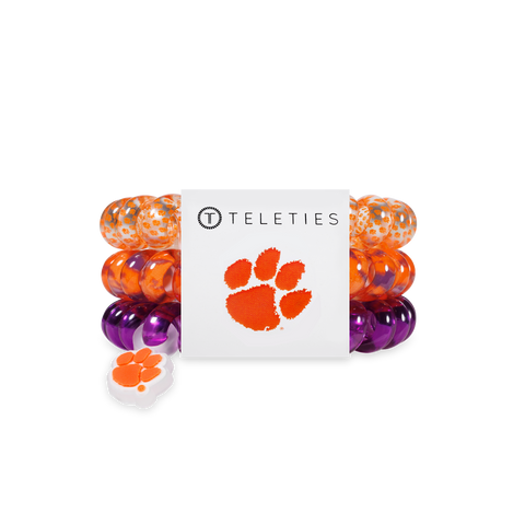 Spiral Hair Coils | Large | Go Tigers! Hair Ties