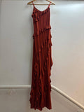 Italian Tiered Ruffled Maxi Dress