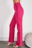 Venti6 Side Zipper Flared Dress Pants