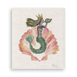 Mermaid with Crown: Dishtowel
