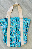 Block Printed Canvas Bag - Seabed Treasures