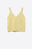 The Q2 Knit Buttoned Crop Top