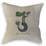 Blue Mermaid Dishtowel