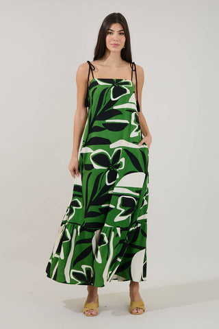Veth Shift Maxi Dress Rainforest-Kelly