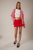Mid Rise Twill Skirt