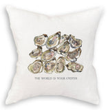A Dozen Oysters with Quote: Dishtowel
