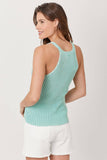 Mystree Washed Sweater Tank Top