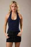 Double Lined Halter Neck Top