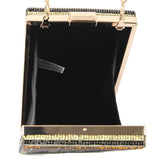 Rhinestone Chocolate Money Box Evening Bag