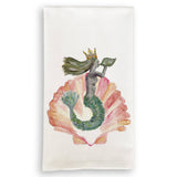 Mermaid with Crown: Dishtowel