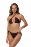 Solid Basic Trangle Bikini Set