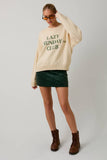 “LAZY SUNDAY CLUB” Sweater