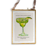 Protein Shake Margarita Dishtowel