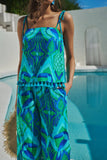 Blissy Tropical Hanie Flare Pants