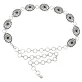 Flora Bloom Cab Accent Concho Metal Belt