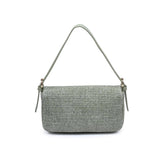 Gloria - Straw Crossbody: Ivory