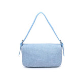 Gloria - Straw Crossbody: Ivory
