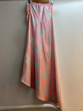 The Tuscany Italian Satin Dress with Scarf