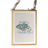 Mardi Gras Oyster: Dishtowel