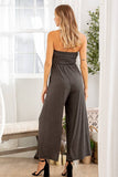 The Maddy Tube Solid Ruched Jumpsuit