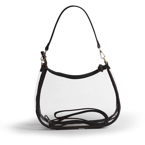 Sara Clear Purse - Black