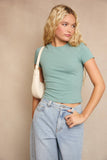 Double Lined Short Sleeve Baby Tee