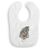 Pink Oyster with Shuck 'em: Dishtowel