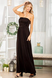 The Maddy Tube Solid Ruffled Maxi