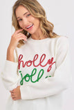 Holly Jolly Holiday Christmas Sweater