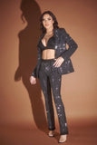 The Boss Rhinestone Pinstripe Blazer