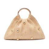 Harper Evening Bag: Natural
