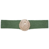 Woven Round Metal Stretch Belt