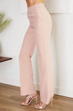 Venti6 Side Zipper Flared Dress Pants