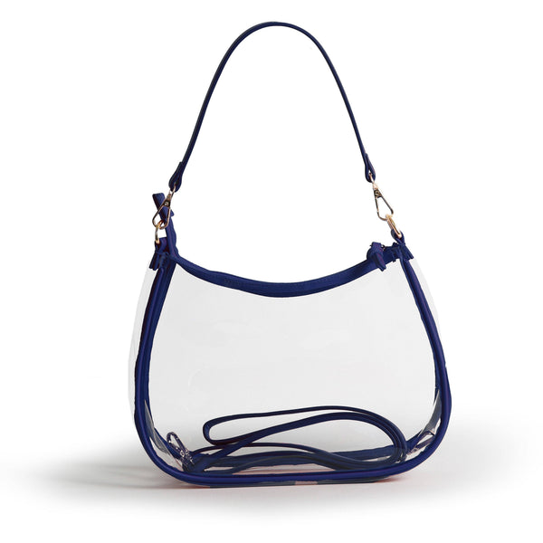 Sara Clear Purse - Navy