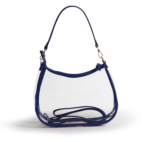 Sara Clear Purse - Navy