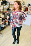 Black Heart Italian Printed Sweater