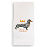 Dachshund with Aperol Spritz: Dishtowel