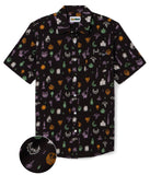 Black Magic Button Down Shirt - Men's Halloween Hawaiian