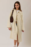 Spring Trench Coat - Cream