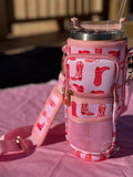 Neoprene Tumbler Sleeve Hot Pink Cowgirl Boot