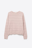 The Q2 Striped Knit Sweater w/ Sequin