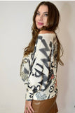 Fashion Star Italian Printed Sweater