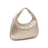 Adela Woven Hobo - Gold