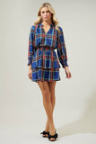 Lakeview Plaid Clifton Ruffle Dress