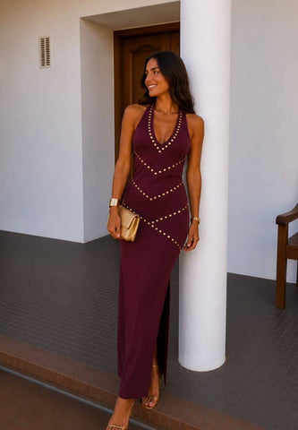 Sabrina Studded Italian Dress