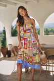 Senia Midi Dress Talmar Postcard- Multi