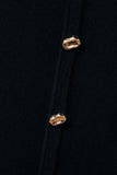 Darla Gold Button Down Sweater Shift Dress