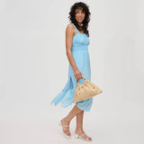 Harper Evening Bag: Natural