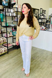 Mystree Metallic Net Pullover Sweater
